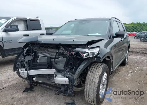 2022 Ford Explorer Xlt z USA, uszkodzony, nr VIN 1FMSK8DH6NGA35346